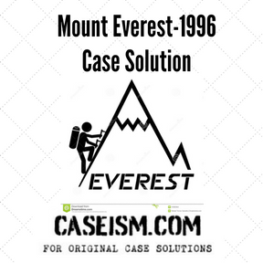 mount everest case study harvard business school