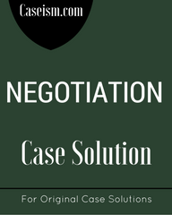 harvard business negotiation case study