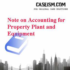 accounting for plant property and equipment