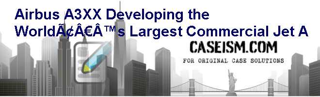 case analysis of airbus a3xx developing world s largest jet case analysis of airbus a3xx developing world s largest jet