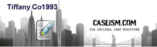 Tiffany and co porter's five forces picture